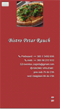 Mobile Screenshot of bistro-petarrauch.com